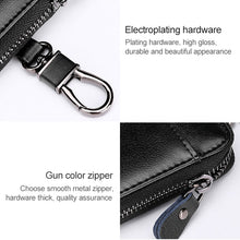 Load image into Gallery viewer, 9105 Waist Hanging Large-capacity Zipper Leather Keys Holder Bag Multi-function Wallet