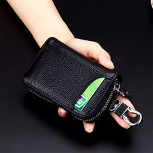 Load image into Gallery viewer, 9105 Waist Hanging Large-capacity Zipper Leather Keys Holder Bag Multi-function Wallet