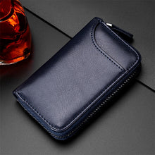 Load image into Gallery viewer, 9106 Large-capacity Zipper Leather Keys Holder Bag Multi-function Wallet