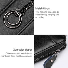 Load image into Gallery viewer, 9106 Large-capacity Zipper Leather Keys Holder Bag Multi-function Wallet