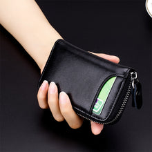 Load image into Gallery viewer, 9106 Large-capacity Zipper Leather Keys Holder Bag Multi-function Wallet