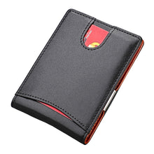 Load image into Gallery viewer, 9602 Antimagnetic RFID Mini Crazy Horse Texture Leather Wallet Billfold, 9602