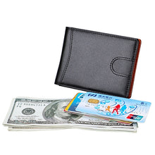 Load image into Gallery viewer, 9602 Antimagnetic RFID Mini Crazy Horse Texture Leather Wallet Billfold, 9602