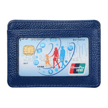 Load image into Gallery viewer, KB37 Antimagnetic RFID Litchi Texture Leather Card Holder Wallet Billfold for Men and Women