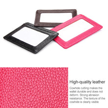 Load image into Gallery viewer, KB37 Antimagnetic RFID Litchi Texture Leather Card Holder Wallet Billfold for Men and Women
