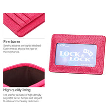 Load image into Gallery viewer, KB37 Antimagnetic RFID Litchi Texture Leather Card Holder Wallet Billfold for Men and Women