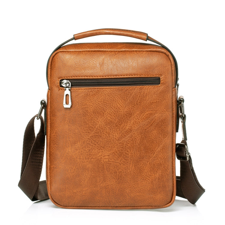 WEIXIER 8683 Large Capacity Retro PU Leather Men Business Handbag Crossbody Bag, WEIXIER 8683