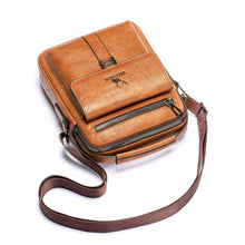 Load image into Gallery viewer, WEIXIER 8683 Large Capacity Retro PU Leather Men Business Handbag Crossbody Bag, WEIXIER 8683
