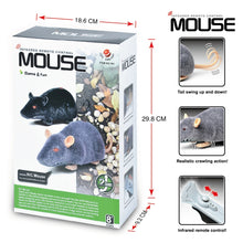 Load image into Gallery viewer, Remote Control Infrared Realistic RC Mouse Toy, Random Color Delivery, Mouse