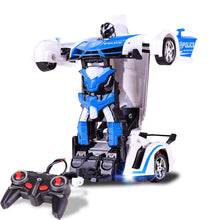 Load image into Gallery viewer, 1023 4 Channels Remotely Deformed Car Police Model Car Toy Car