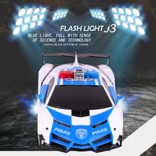 Load image into Gallery viewer, 1023 4 Channels Remotely Deformed Car Police Model Car Toy Car