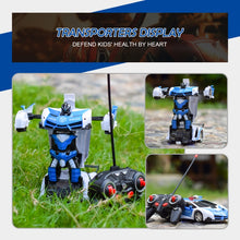 Load image into Gallery viewer, 1023 4 Channels Remotely Deformed Car Police Model Car Toy Car