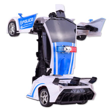 Load image into Gallery viewer, 1023 4 Channels Remotely Deformed Car Police Model Car Toy Car