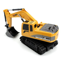 Load image into Gallery viewer, 258-1 6 Channel 2.4G 1/24RC Remote-controlled Engineering Metal Excavator Charging RC Car, Metal