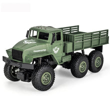 Load image into Gallery viewer, JJR/C 1:18 2.4Ghz 4 Channel Remote Control Dongfeng 7 Six-wheeled Armor Truck Vehicle Toy, Dongfeng 7 (Green), Dongfeng 7 (Yellow)