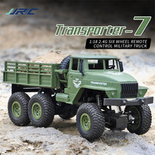 Load image into Gallery viewer, JJR/C 1:18 2.4Ghz 4 Channel Remote Control Dongfeng 7 Six-wheeled Armor Truck Vehicle Toy, Dongfeng 7 (Green), Dongfeng 7 (Yellow)