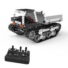 Load image into Gallery viewer, MoFun SW(RC)-007 2.4G Wireless Remote Control 10-channel Dump Truck Children DIY Stainless Steel Assembled Toy, SW(RC)-007