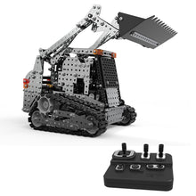 Load image into Gallery viewer, MoFun SW(RC)-008 2.4G Wireless Remote Control 10-channel Caterpillar Forklift Children DIY Stainless Steel Assembled Toy, SW(RC)-008