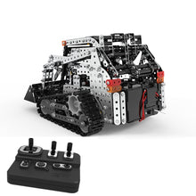 Load image into Gallery viewer, MoFun SW(RC)-008 2.4G Wireless Remote Control 10-channel Caterpillar Forklift Children DIY Stainless Steel Assembled Toy, SW(RC)-008