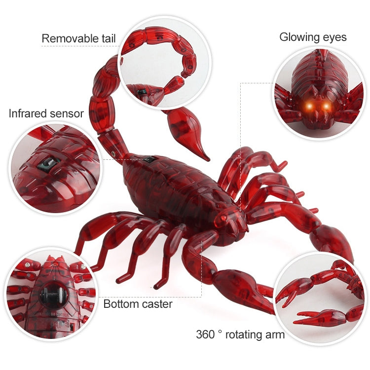 9992 Infrared Sensor Remote Control Simulated Scorpion Creative Children Electric Tricky Toy Model