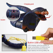 Load image into Gallery viewer, 8808B Infrared Sensor Remote Control Simulated Cobra Creative Children Electric Tricky Toy Model
