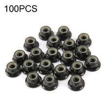 Load image into Gallery viewer, 100 PCS iFlight M5 CW 6061 Aluminum Motor Screw Nuts Nylon Insert Self Lock Flange Nut for RC FPV Racing Drone Motor, M5 CW 6061(Black), M5 CW 6061(Red)