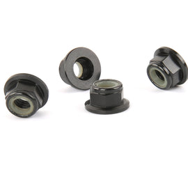 100 PCS iFlight M5 CW 6061 Aluminum Motor Screw Nuts Nylon Insert Self Lock Flange Nut for RC FPV Racing Drone Motor, M5 CW 6061(Black), M5 CW 6061(Red)