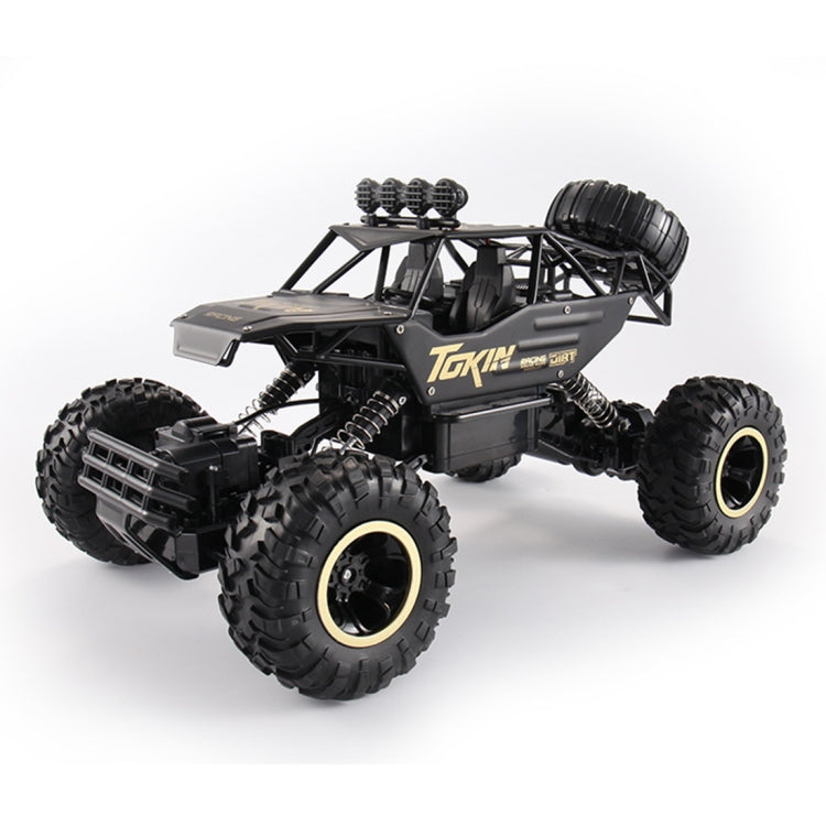HD6026 1:12 Large Alloy Climbing Car Mountain Cross-country Four-wheel Drive Remote Control Car Toy, Size: 37cm, HD6026 1:12(Gold), HD6026 1:12(Red), HD6026 1:12(Silver), HD6026 1:12(Black), 6255 2.4GHz 1:16(Green)