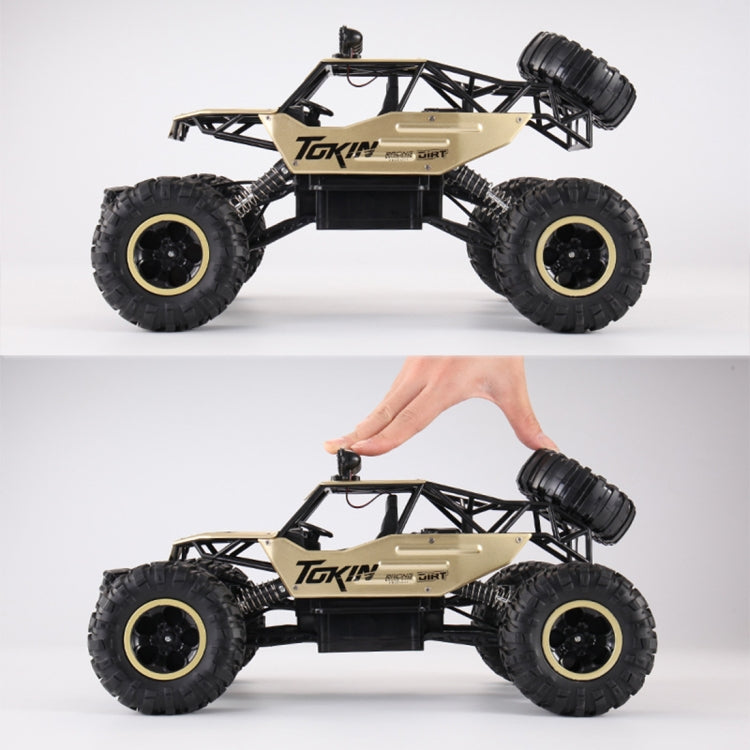 HD6026 1:12 Large Alloy Climbing Car Mountain Cross-country Four-wheel Drive Remote Control Car Toy, Size: 37cm, HD6026 1:12(Gold), HD6026 1:12(Red), HD6026 1:12(Silver), HD6026 1:12(Black), 6255 2.4GHz 1:16(Green)
