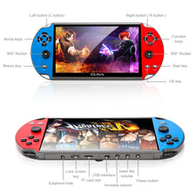 Load image into Gallery viewer, Powkiddy X12 Plus Retro Classic Games Handheld Game Console with 7 inch HD Screen &amp; 16GB Memory, Support MP4 / E-book, X12 Plus