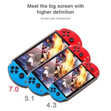 Load image into Gallery viewer, Powkiddy X12 Plus Retro Classic Games Handheld Game Console with 7 inch HD Screen &amp; 16GB Memory, Support MP4 / E-book, X12 Plus