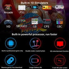 Load image into Gallery viewer, Powkiddy X12 Plus Retro Classic Games Handheld Game Console with 7 inch HD Screen &amp; 16GB Memory, Support MP4 / E-book, X12 Plus