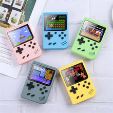 Load image into Gallery viewer, MK800 3.0 inch Macaron Mini Retro Classic Handheld Game Console for Kids Built-in 800 Games, Support AV Output, MK800 / Pink, MK800 / Green, MK800 / Grey, MK800 / Blue, MK800 / Yellow
