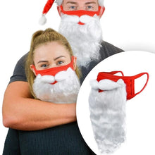 Load image into Gallery viewer, Santa Claus Beard Dustproof Cotton Mask Christmas Funny Dress Up Ornaments, Cotton Mask
