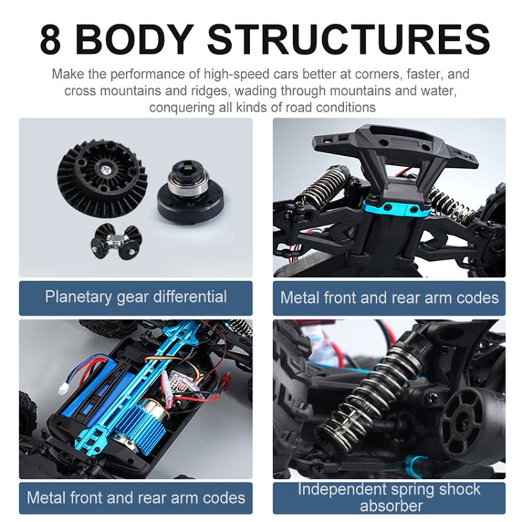 SCY-16102 2.4G 1:16 Electric 4WD RC Monster Pickup Truck Car Toy, SCY-16102 / Green, SCY-16102 / Red