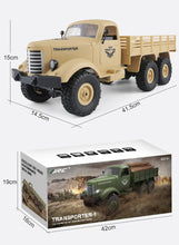 Load image into Gallery viewer, JJR/C Q60 Transporter-1 Full Body 1:16 Mini 2.4GHz RC 6WD Tracked Off-Road Military Truck Car Toy, Q60