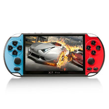 Load image into Gallery viewer, X7 Plus Retro Classic Games Handheld Game Console with 5.1 inch HD Screen &amp; 8G Memory, Support MP4 / ebook, X7 Plus (Yellow + Red), X7 Plus (Yellow), X7 Plus (Blue + Red), X7 Plus (Blue), X7 Plus (Red)