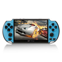 Load image into Gallery viewer, X7 Plus Retro Classic Games Handheld Game Console with 5.1 inch HD Screen &amp; 8G Memory, Support MP4 / ebook, X7 Plus (Yellow + Red), X7 Plus (Yellow), X7 Plus (Blue + Red), X7 Plus (Blue), X7 Plus (Red)