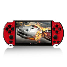 Load image into Gallery viewer, X7 Plus Retro Classic Games Handheld Game Console with 5.1 inch HD Screen &amp; 8G Memory, Support MP4 / ebook, X7 Plus (Yellow + Red), X7 Plus (Yellow), X7 Plus (Blue + Red), X7 Plus (Blue), X7 Plus (Red)
