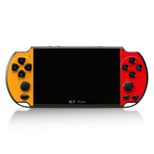 Load image into Gallery viewer, X7 Plus Retro Classic Games Handheld Game Console with 5.1 inch HD Screen &amp; 8G Memory, Support MP4 / ebook, X7 Plus (Yellow + Red), X7 Plus (Yellow), X7 Plus (Blue + Red), X7 Plus (Blue), X7 Plus (Red)