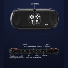Load image into Gallery viewer, X7 Plus Retro Classic Games Handheld Game Console with 5.1 inch HD Screen &amp; 8G Memory, Support MP4 / ebook, X7 Plus (Yellow + Red), X7 Plus (Yellow), X7 Plus (Blue + Red), X7 Plus (Blue), X7 Plus (Red)