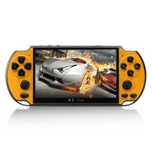 Load image into Gallery viewer, X7 Plus Retro Classic Games Handheld Game Console with 5.1 inch HD Screen &amp; 8G Memory, Support MP4 / ebook, X7 Plus (Yellow + Red), X7 Plus (Yellow), X7 Plus (Blue + Red), X7 Plus (Blue), X7 Plus (Red)