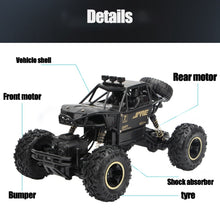 Load image into Gallery viewer, 2.4GHz 4WD Double Motors Off-Road Climbing Car Remote Control Vehicle, Model:6026, 6026 (Silver), 6026 (Black), 6026 (Gold)