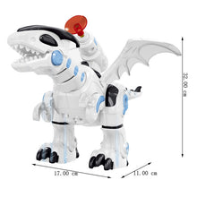 Load image into Gallery viewer, Electric Mechanical Fighting Dinosaur Children Dinosaur Model Toy, Support Walking &amp; Lighting &amp; Sound &amp; Launch Soft Bullet
