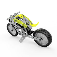 Load image into Gallery viewer, MoFun SW-002 158 PCS DIY Stainless Steel Halley Motorcycle Assembling Blocks