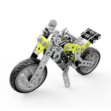 Load image into Gallery viewer, MoFun SW-003 188 PCS DIY Stainless Steel Street Motorcycle Assembling Blocks
