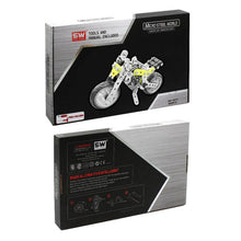 Load image into Gallery viewer, MoFun SW-003 188 PCS DIY Stainless Steel Street Motorcycle Assembling Blocks