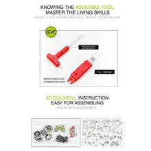 Load image into Gallery viewer, MoFun SW-003 188 PCS DIY Stainless Steel Street Motorcycle Assembling Blocks