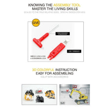 Load image into Gallery viewer, MoFun SW-007 502 PCS DIY Stainless Steel Excavator Assembling Blocks