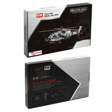 Load image into Gallery viewer, MoFun SW-021 DIY Stainless Steel AH-64 Helicopter Gunship Assembling Blocks